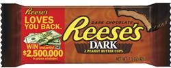 Reese’s® Dark Chocolate Peanut Butter Cups Specially-Marked Reese’s Loves You Back™ Packaging